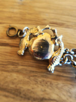 Charger l&#39;image dans la galerie, Bracelet large chaîne en métal doré
