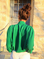 Charger l&#39;image dans la galerie, Chemise verte vintage
