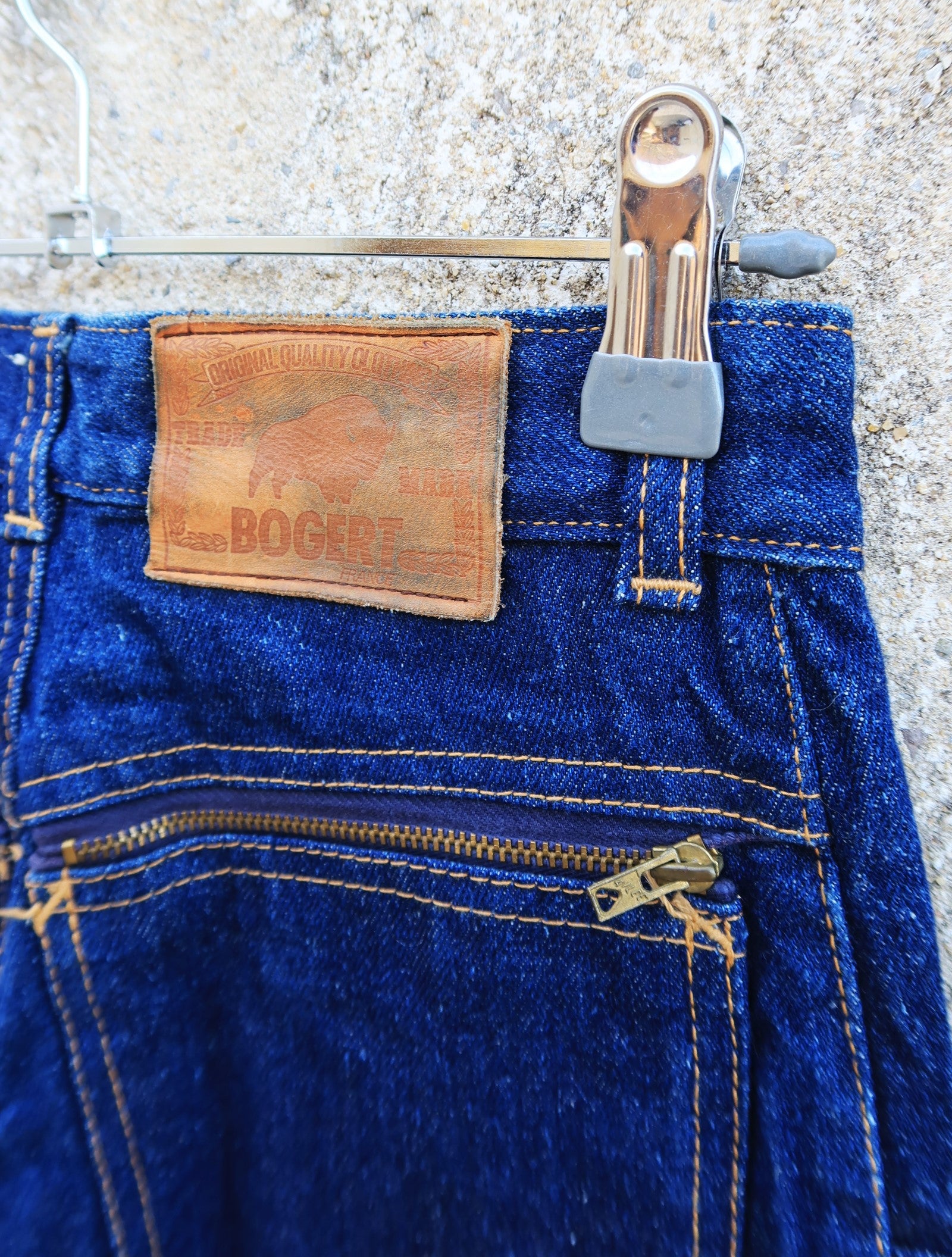 Blue jean vintage taille haute