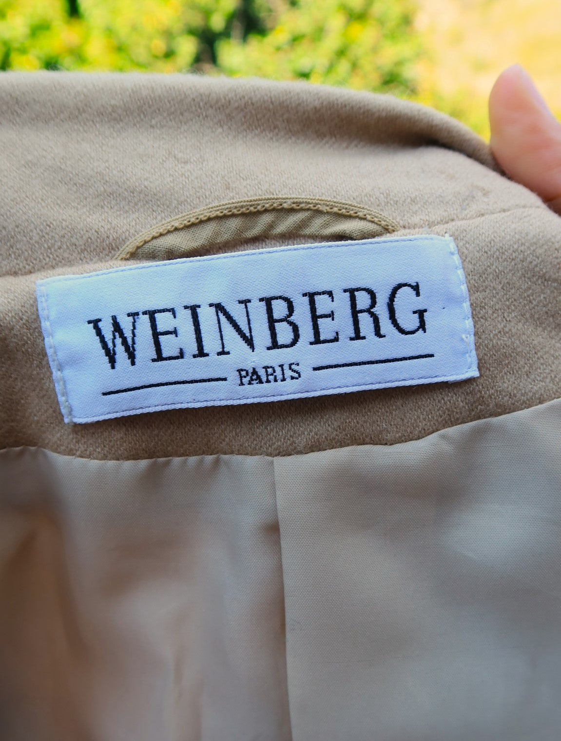 Manteau long Weinberg beige